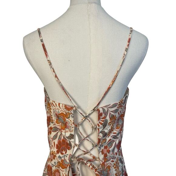 NEW Rumer The Label x Revolve Solandis Maxi Womens Size Extra Large Linen Floral - Picture 3 of 7